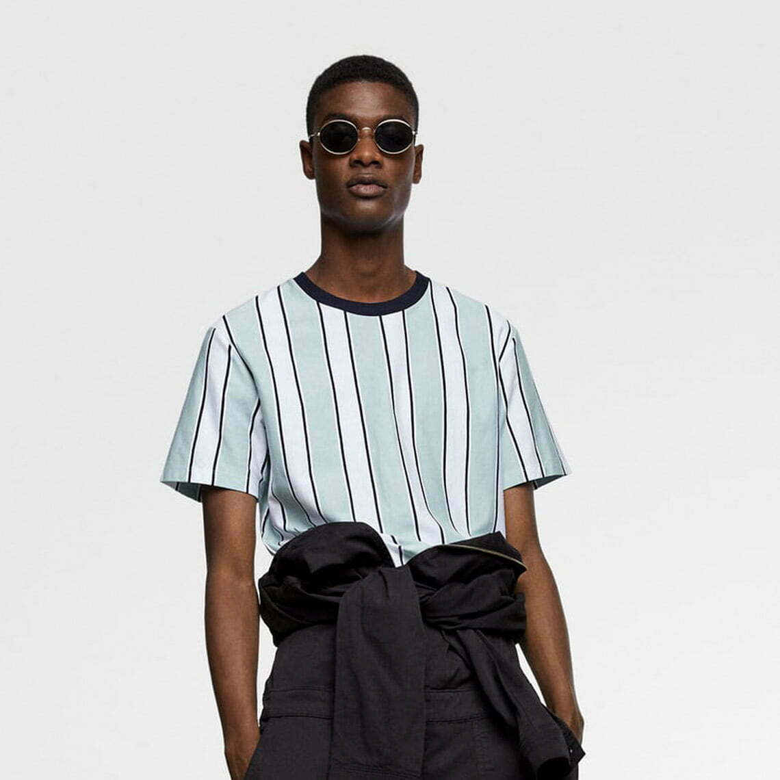 Vertical Striped T-shirt - V Monde Group